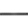 Mexen M15 mască pentru scurgerile de duș liniare 50 cm, Neagră - 1724050