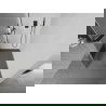 Mexen Kioto+ L perete de duș cu raft walk-in 100 x 200 cm, transparent/mat, negru - 800-100-123-70-35