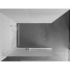Mexen Kioto+ L Walk-in zuhanyfal polccal 80 x 200 cm, matt, fehér - 800-080-123-20-30