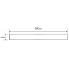 Mexen M08 mască pentru scurgerile de duș liniare 50 cm, Neagră - 1725050