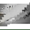 Mexen Kioto+ L perete de duș cu raft Walk-in 80 x 200 cm, transparent/zăpadă, metal gun - 800-080-123-95-35