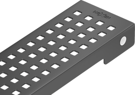 Mexen Flat M08 lineáris lefolyó takarólemez, 80 cm, fekete - 1725080