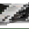 Mexen Kioto+ L panou de duș cu raft Walk-in 70 x 200 cm, transparent/mat, cupru periat - 800-070-123-65-35
