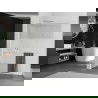 Mexen Kioto+ L perete duș cu raft Walk-in 80 x 200 cm, transparent/mat, nichel periat - 800-080-123-97-35