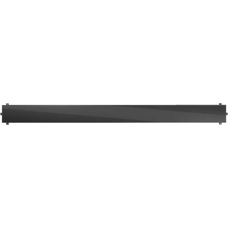 Mexen Flat MGB burkolat vonali elfolyóhoz 70 cm, fekete üveg - 1026070