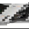 Mexen Kioto+ L peretele de duș cu suport Walk-in 80 x 200 cm, cristal mat, cupru periat - 800-080-123-65-30