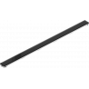 Mexen Flat MGB álcázó a vonali lefolyóhoz 80 cm, fekete üveg - 1026080