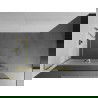 Kioto+ L perete de dus cu raft Walk-in 70 x 200 cm, transparent/mătuit, aurie - 800-070-123-50-35