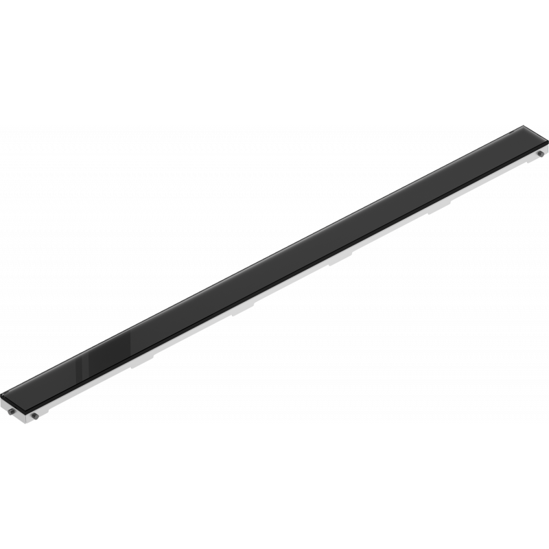 Mexen Flat MGB vonalmenti folyóka takaró 90 cm, fekete üveg - 1026090