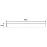 Mexen Flat MGB masca pentru scurgere liniară 90 cm, sticlă neagră - 1026090