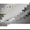 Mexen Kioto+ L perete de duș cu raft Walk-in 70 x 200 cm, transparent/zăpadă, aur satinat - 800-070-123-55-35