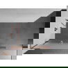 Mexen Kioto+ L paravan de duş cu raft Walk-in 80 x 200 cm, sticlă mată, aur roz - 800-080-123-60-30