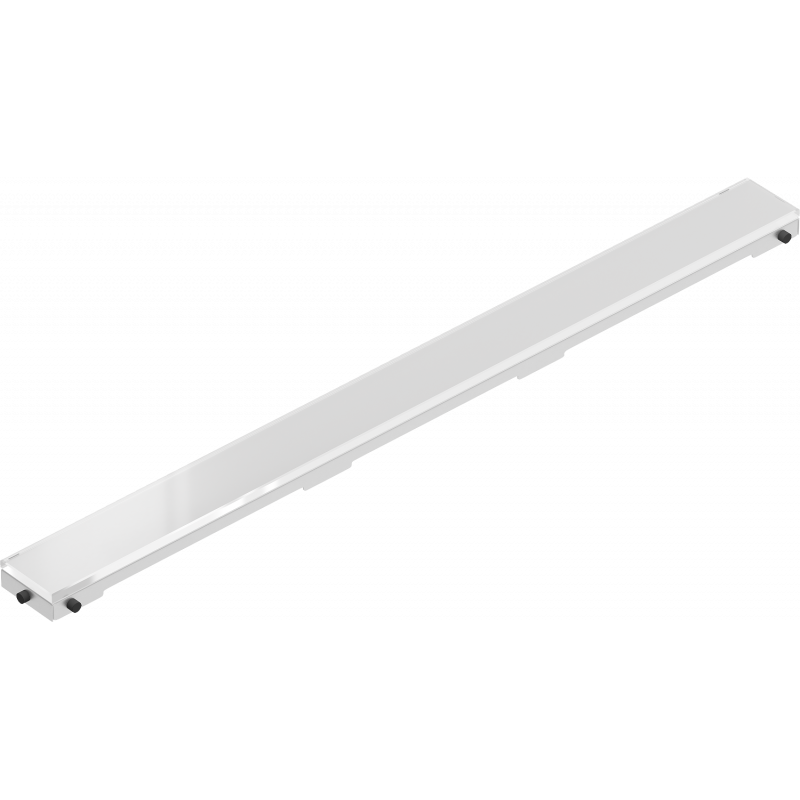 Mexen Flat MGW masca pentru rigola de duș 50 cm, sticlă albă - 1027050