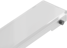 Mexen Flat MGW linear drain cover 50 cm, fehér üveg - 1027050
