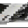 Mexen Kioto+ L zuhanyfal polccal 80 x 200 cm, matt, arany - 800-080-123-50-30
