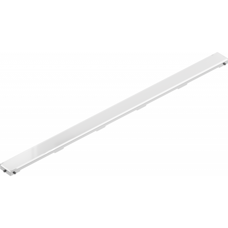 Mexen Flat MGW burkolat lineáris lefolyóhoz 90 cm, fehér üveg - 1027090