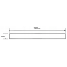 Mexen Flat MGW masca pentru scurgerea liniară 90 cm, sticlă albă - 1027090