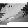Mexen Kioto+ L perete de duș cu raft Walk-in 120 x 200 cm, model negru, negru - 800-120-123-70-70
