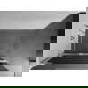 Mexen Kioto+ L perete de duș cu raft Walk-in 100 x 200 cm, grafit, nichel periat - 800-100-123-97-40