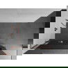 Mexen Kioto+ L perete duș cu raft Walk-in 70 x 200 cm, grafit, aur roz - 800-070-123-60-40
