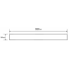Mexen M01 mască pentru scurgerile de duș liniare 90 cm, Aurie - 1520090