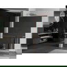 Mexen Kioto+ L zuhanyfal polccal Walk-in 90 x 200 cm, tükör, csiszolt réz - 800-090-123-65-50