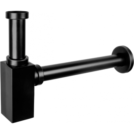 Mexen semi-sifon chiuvetă pătrată, negru antic - 79960-79