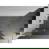Mexen Kioto+ L perete de duș cu raft Walk-in 110 x 200 cm, oglindă, aurie - 800-110-123-50-50