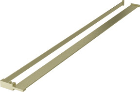 Mexen raft pentru perete de duș cu suport pentru prosoape, auriu periat - 800-02-55