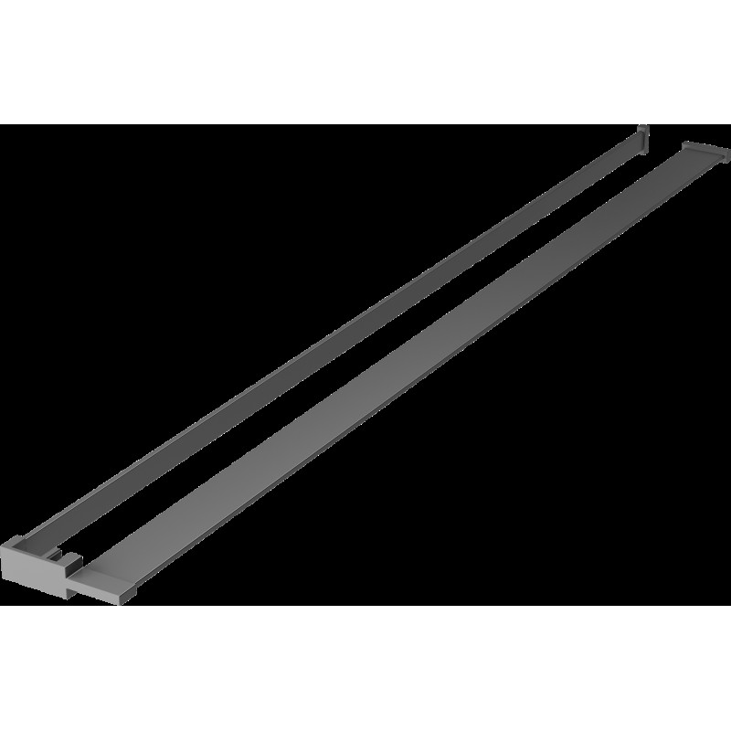 St shelf pentru peretele de duș cu suport pentru prosoape, gun metal - 800-02-95