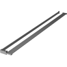 Mexen Kioto+ raft pentru peretele de duș cu bară pentru prosoape, gun metal - 800-02-95