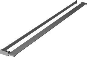 Mexen raft pentru perete de duș cu bară pentru prosoape, metal gun - 800-02-95