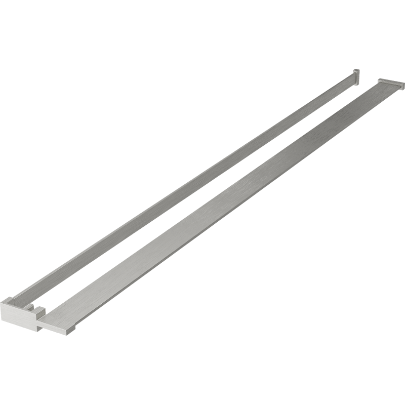 Mexen raft pentru peretele dușului cu bară pentru prosoape, nichel periat - 800-02-97