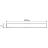 Mexen M18 mască pentru scurgerile de duș liniare 100 cm, Aurie - 1523100