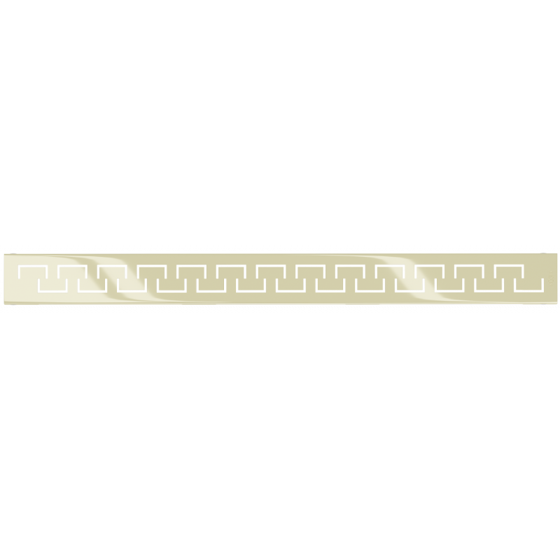 Mexen Flat Mască M15 pentru sifon de duș liniar 50 cm, aurie - 1524050