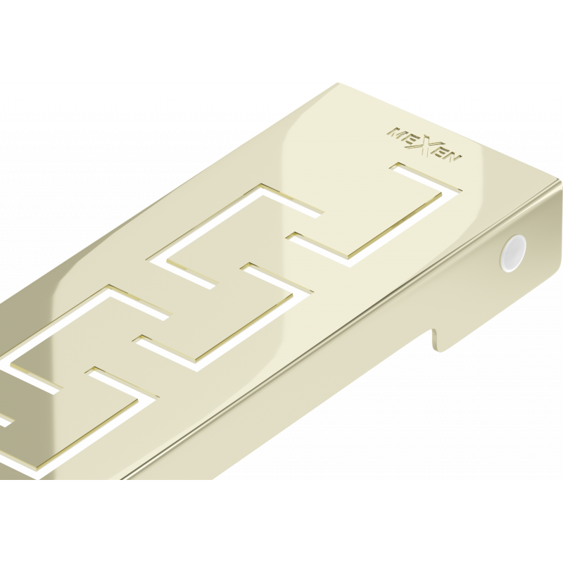 Mexen Flat M15 60 cm-es vonalmenti lefolyó takaróelem, arany - 1524060