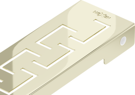 Mexen Flat M15 60 cm-es vonalmenti lefolyó takaróelem, arany - 1524060