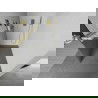 Mexen Kioto+ L perete de duș cu raft Walk-in 120 x 200 cm, oglindă, aur satinat - 800-120-123-55-50