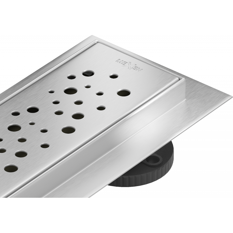 Mexen Flat M12 vonalmenti lefolyó 80 cm, inox - 1021080-15