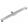 Mexen Flat M12 vonalmenti lefolyó 80 cm, inox - 1021080-15