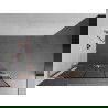 Mexen Kioto+ L perete de duș cu raft Walk-in 90 x 200 cm, model negru, cupru periat - 800-090-123-65-78
