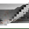 Mexen Kioto+ L perete de duş cu raft Walk-in 70 x 200 cm, model negru, aur roz - 800-070-123-60-78