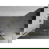 Mexen Kioto+ L perete de duș cu raft Walk-in 70 x 200 cm, model negru, finisaj aurit - 800-070-123-55-78