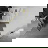 Mexen Kioto+ L perete de duș cu raft Walk-in 100 x 200 cm, model negru, finisaj auriu periat - 800-100-123-55-78