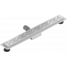 Mexen Flat M01 50 cm-es vonalelvezetés, inox - 1020050-15