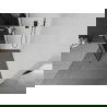 Mexen Kioto+ L Walk-in zuhanyfal polccal 100 x 200 cm, fekete minta, gun gray sört brushed - 800-100-123-66-77