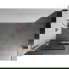 Mexen Kioto+ L pereți de duș cu raft Walk-in 70 x 200 cm, model negru, bronz periat - 800-070-123-65-77