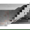 Mexen Kioto+ L Walk-in zuhanyfal polccal 90 x 200 cm, fekete minta, rózsaarany - 800-090-123-60-77