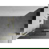 Mexen Kioto+ L panou de duș cu raft Walk-in 70 x 200 cm, model negru, finisaj aurit - 800-070-123-55-77