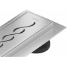 Mexen Flat M18 vonalmenti lefolyó 100 cm, inox - 1023100-15